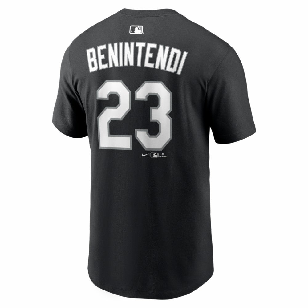 Andrew Benintendi Chicago White Sox Home Name & Number T-Shirt Black | Nike
