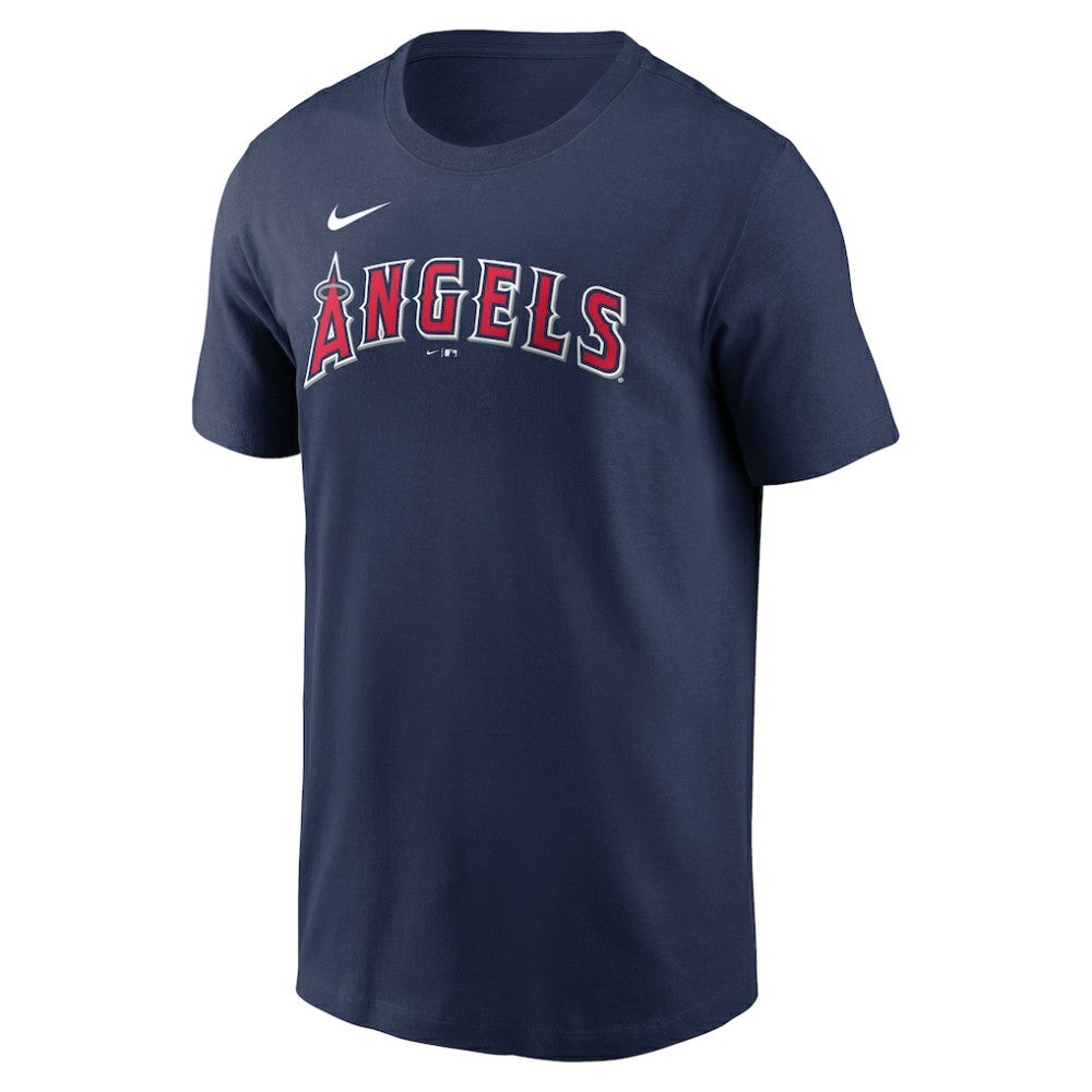 Mike Trout Los Angeles Angels Name & Number T-Shirt Navy | Nike