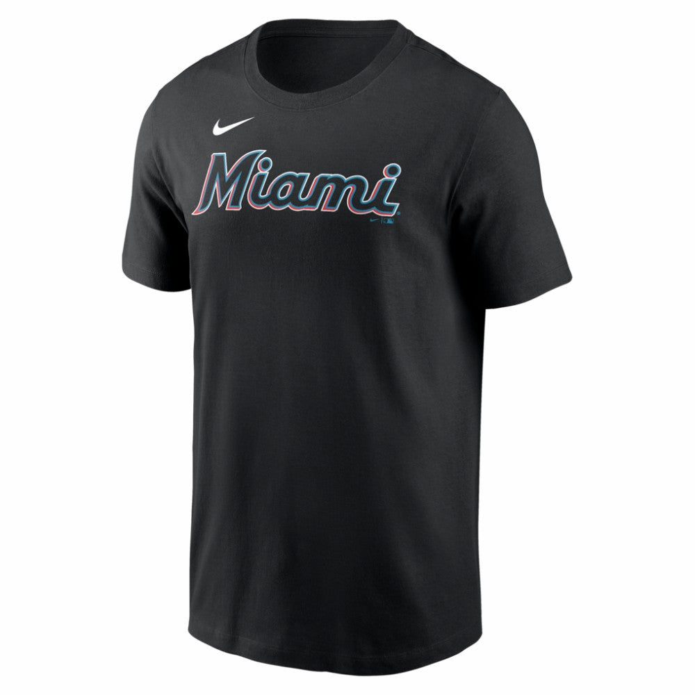 Sandy Alcantara Miami Marlins Home Name & Number T-Shirt Black | Nike