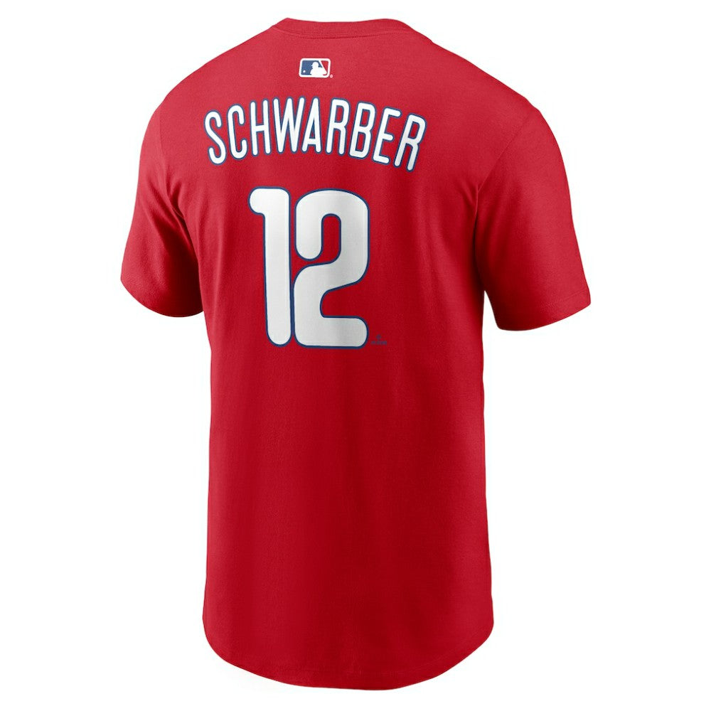 Kyle Schwarber Philadelphia Phillies  Name & Number T-Shirt Red | Nike