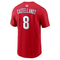 Nick Castellanos Philadelphia Phillies  Name & Number T-Shirt Red | Nike