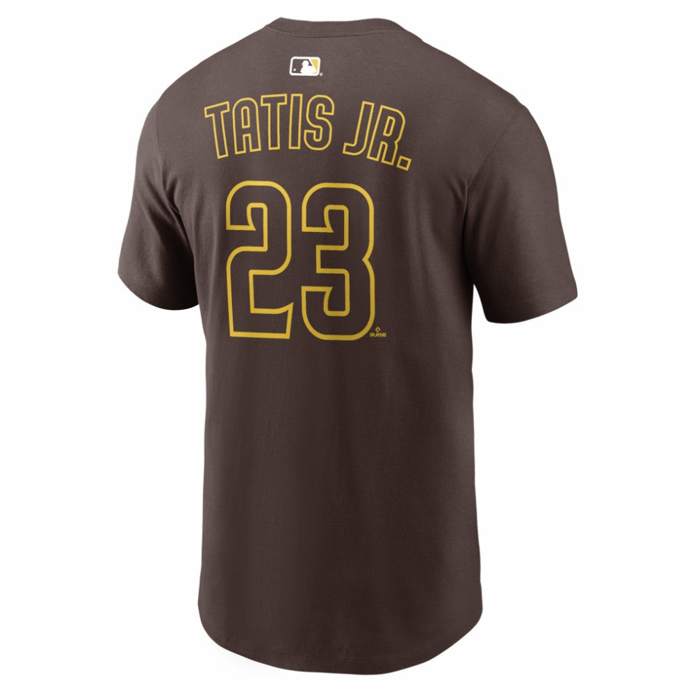 Fernando Tatis Jr. San Diego Padres  Name & Number T-Shirt Brown | Nike