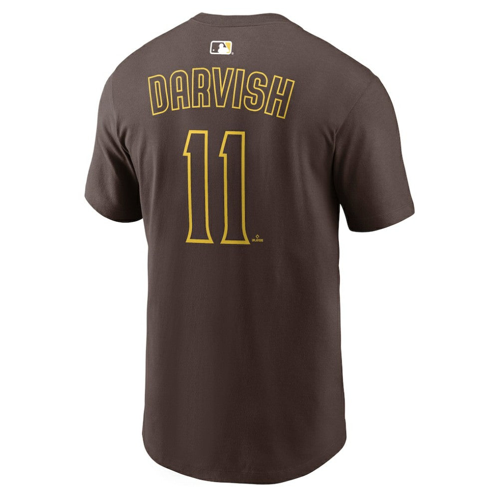 Yu Darvish San Diego Padres  Name & Number T-Shirt Brown | Nike