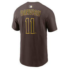 Yu Darvish San Diego Padres  Name & Number T-Shirt Brown | Nike