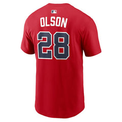 Matt Olson Atlanta Braves Home Name & Number T-Shirt Red | Nike
