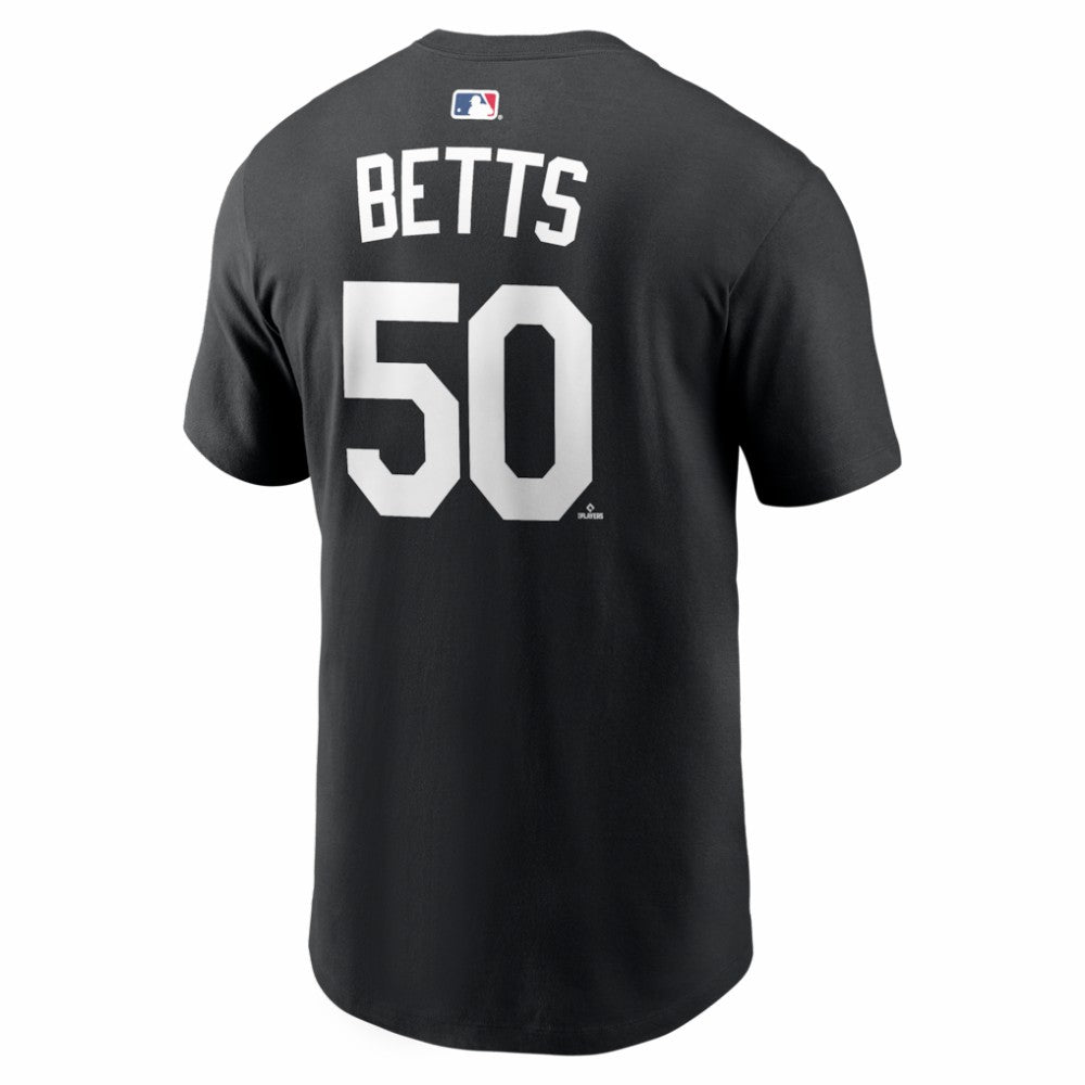 Mookie Betts Los Angeles Dodgers Name & Number T-Shirt Black | Nike