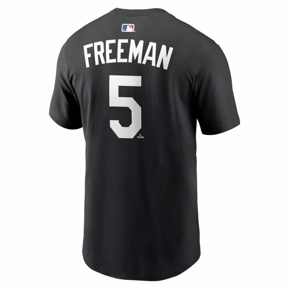 Freddie Freeman Los Angeles Dodgers Name & Number T-Shirt Black | Nike