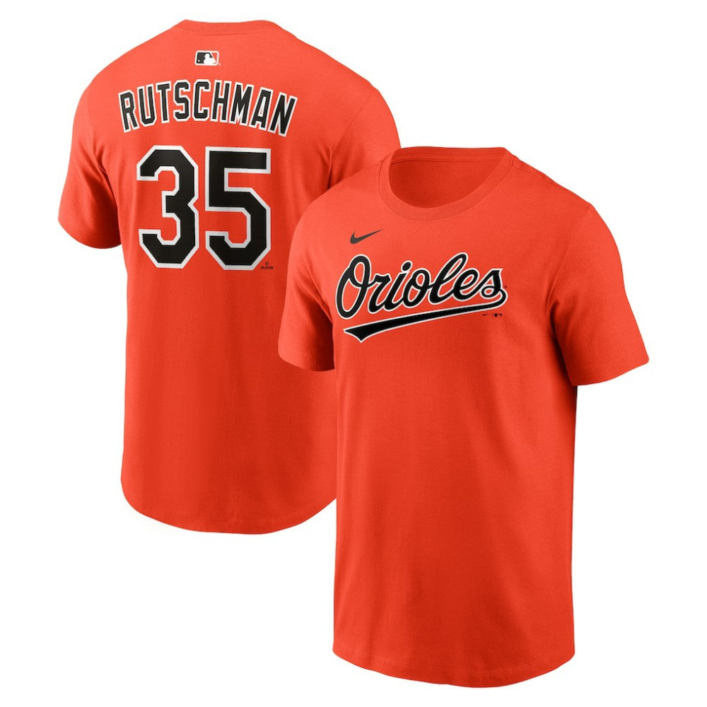 Adley Rutschman Baltimore Orioles  Name & Number T-Shirt Orange | Nike