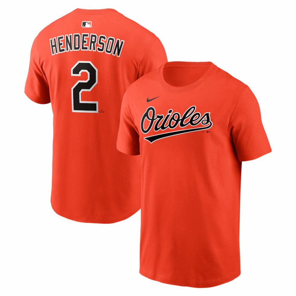 Gunnar Henderson Baltimore Orioles  Name & Number T-Shirt Orange | Nike