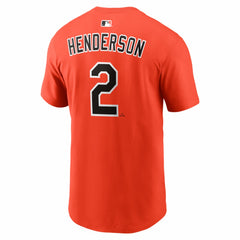 Gunnar Henderson Baltimore Orioles  Name & Number T-Shirt Orange | Nike