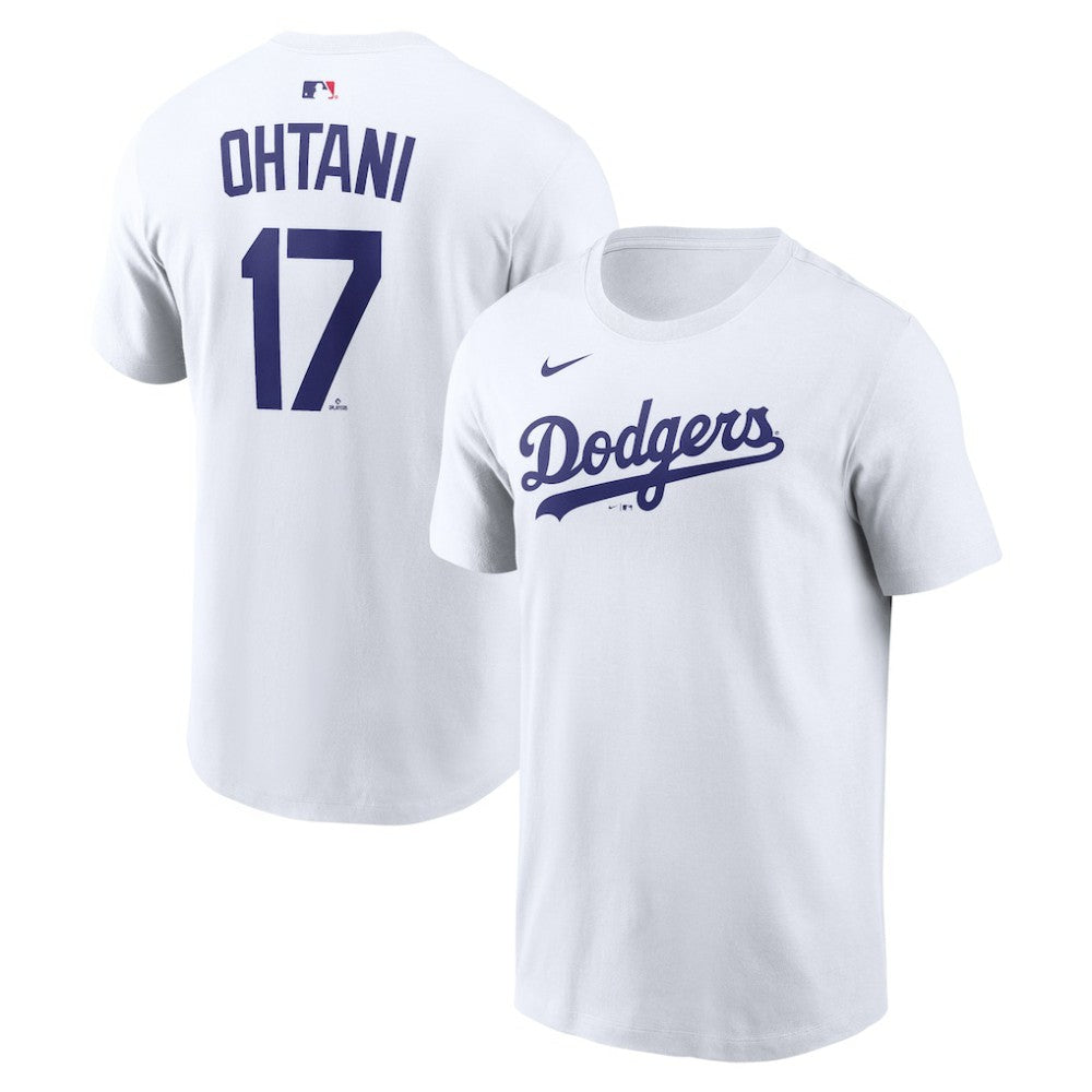 Shohei Ohtani Los Angeles Dodgers Name & Number T-Shirt White | Nike
