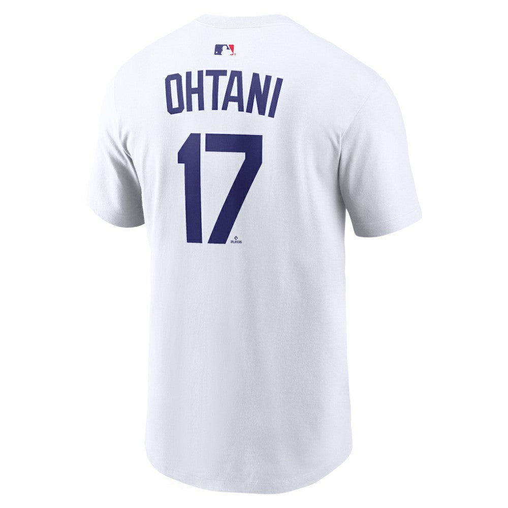 Shohei Ohtani Los Angeles Dodgers Name & Number T-Shirt White | Nike