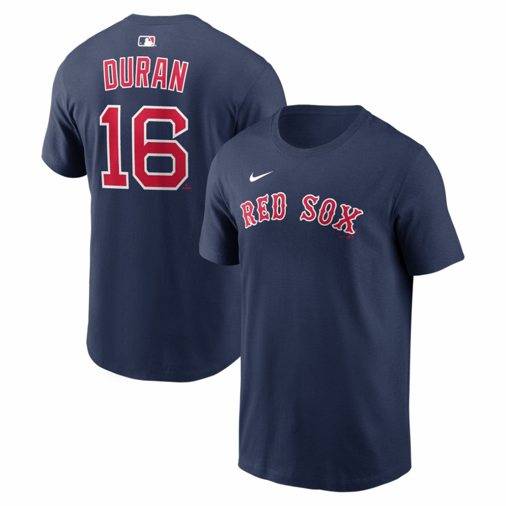 Jarren Duran Boston Red Sox Home Name & Number T-Shirt Navy | Nike