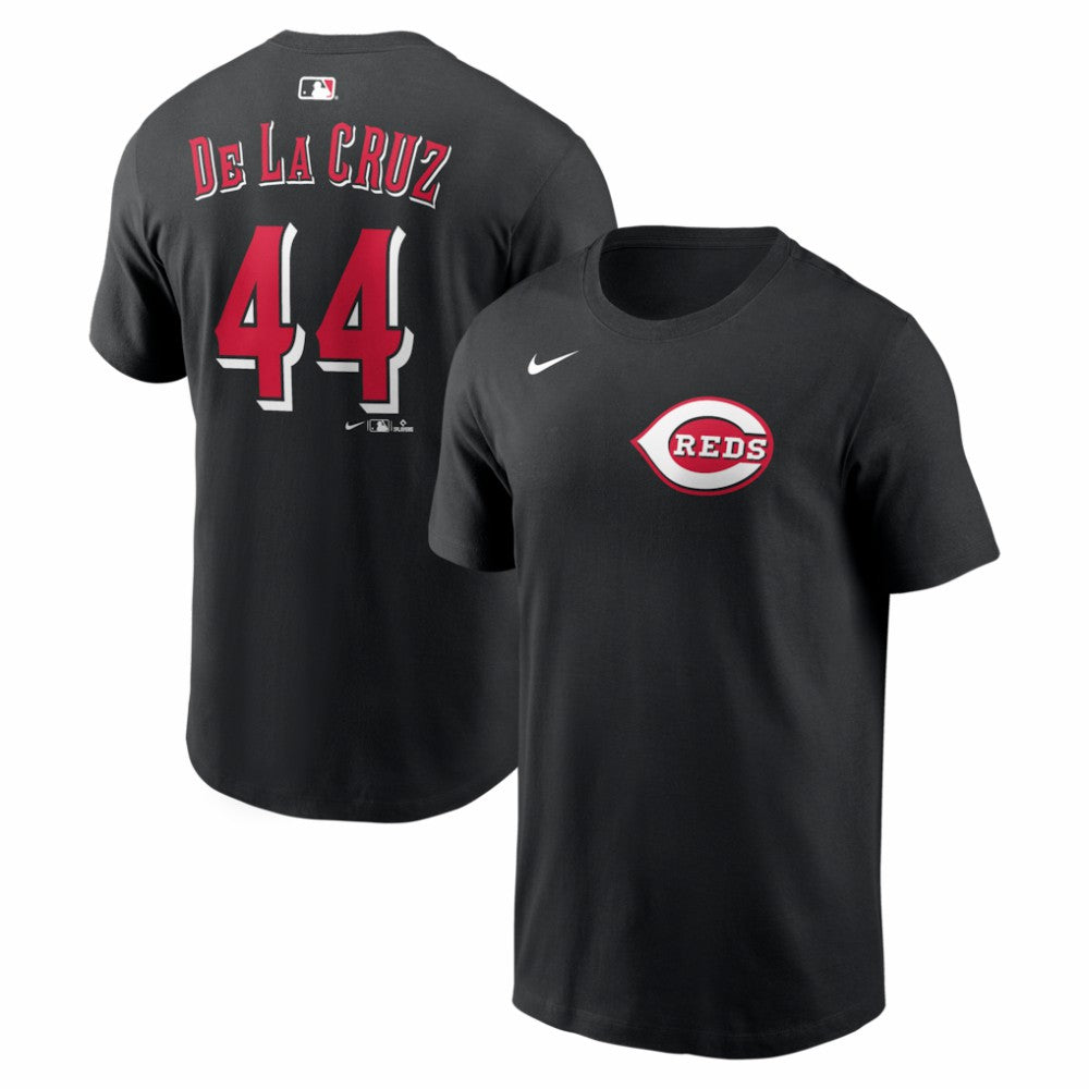 Elly De La Cruz Cincinnati Reds Name & Number T-Shirt Black | Nike