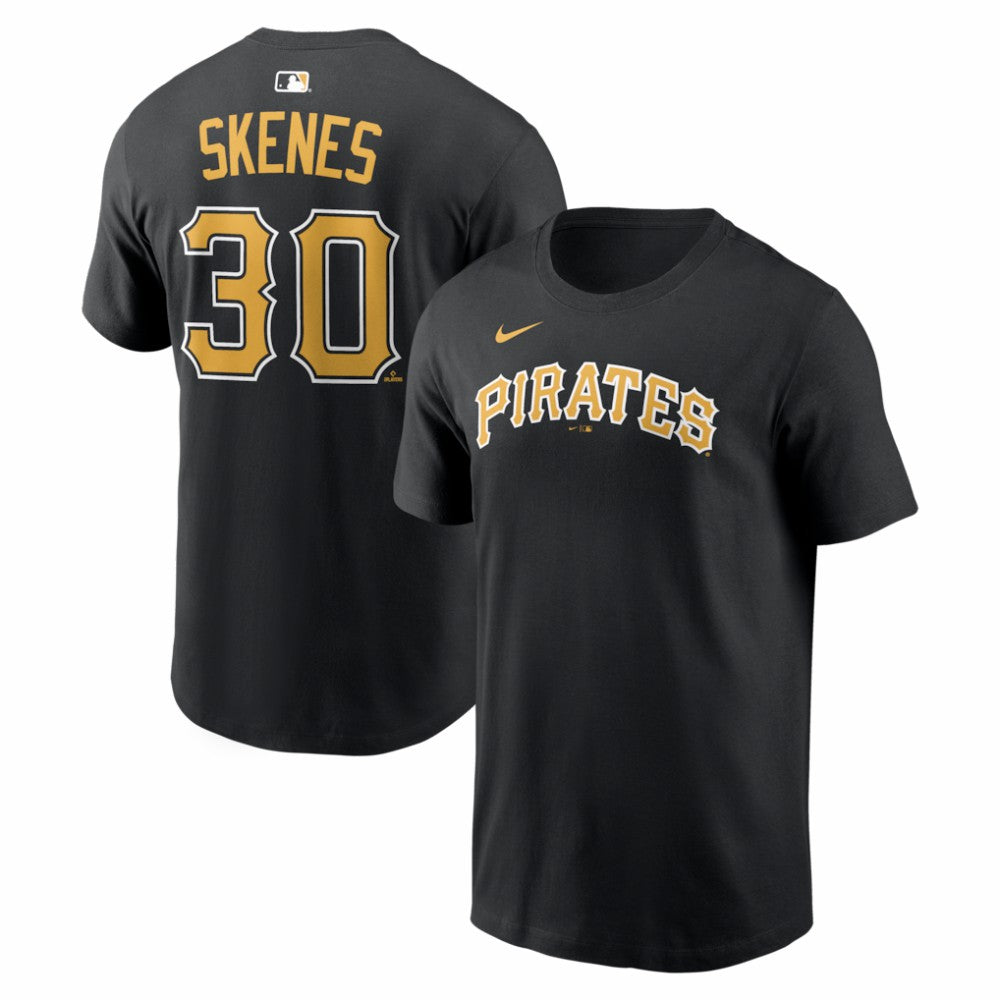 Paul Skenes Pittsburgh Pirates Home Name & Number T-Shirt Black | Nike
