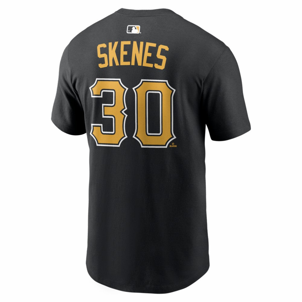 Paul Skenes Pittsburgh Pirates Home Name & Number T-Shirt Black | Nike