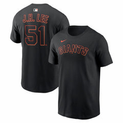 Jung Hoo Lee San Francisco Giants Name & Number T-Shirt Black | Nike