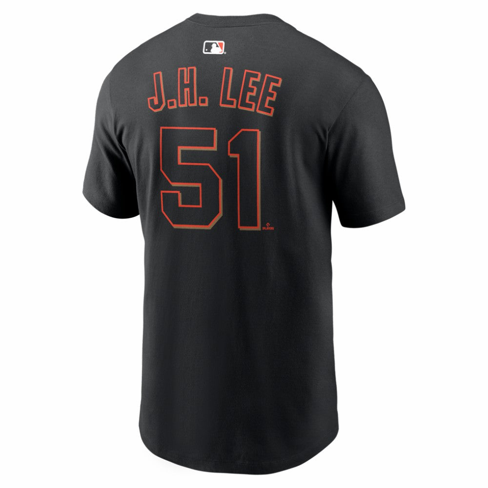 Jung Hoo Lee San Francisco Giants Name & Number T-Shirt Black | Nike