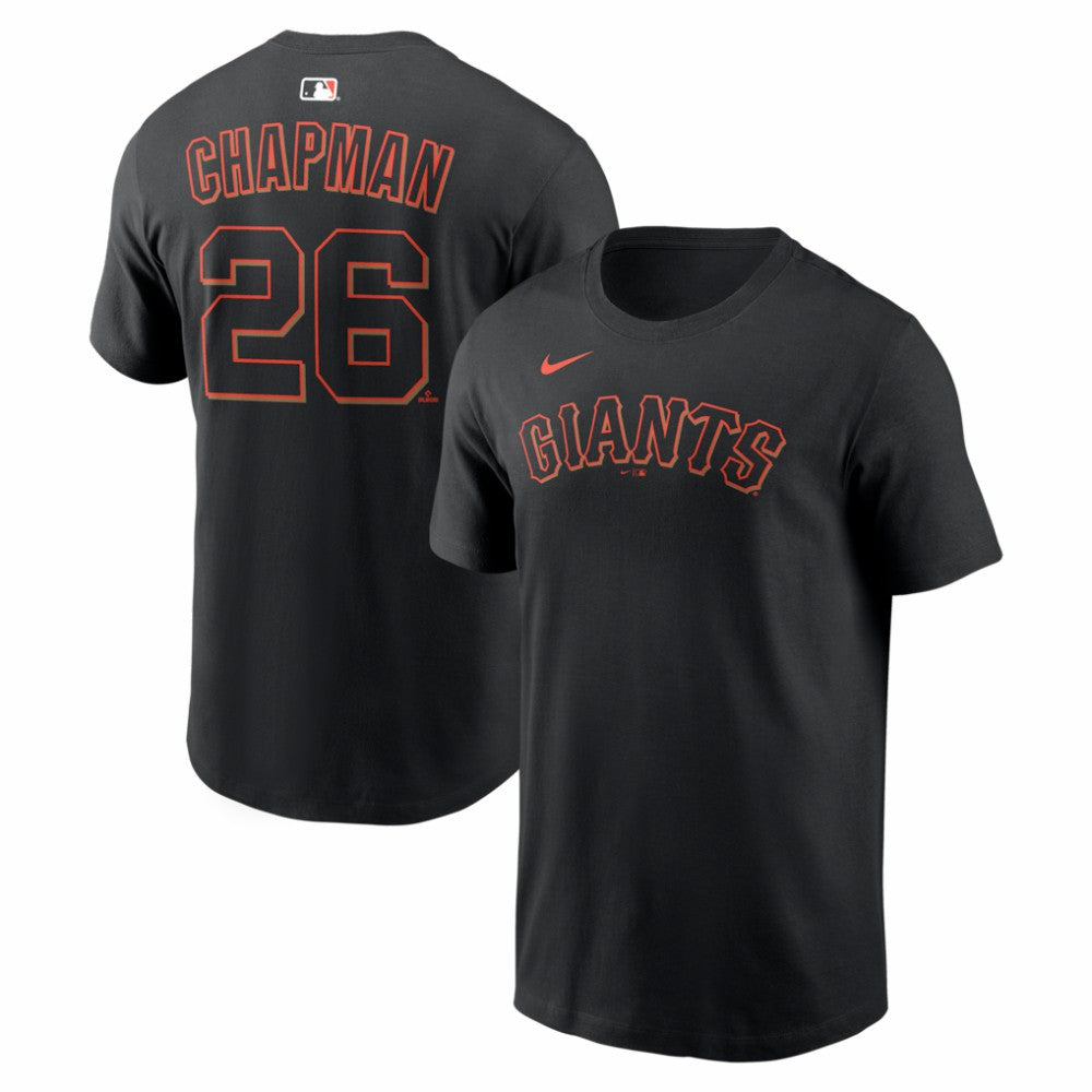 Matt Chapman San Francisco Giants Home Name & Number T-Shirt Black | Nike
