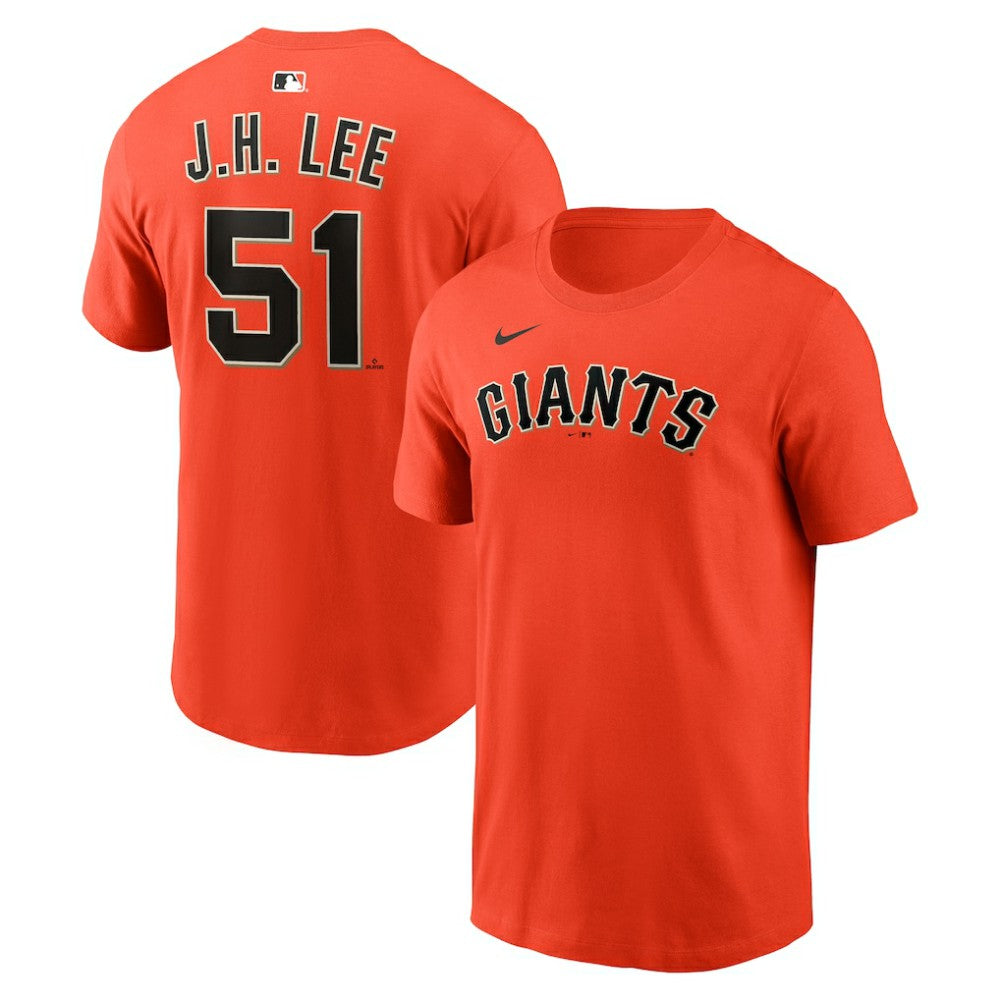 Jung Hoo Lee San Francisco Giants Name & Number T-Shirt Orange | Nike