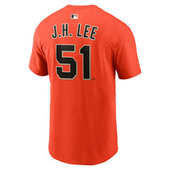 Jung Hoo Lee San Francisco Giants Name & Number T-Shirt Orange | Nike
