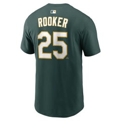 Brent Rooker Athletics Home Name & Number T-Shirt Green | Nike