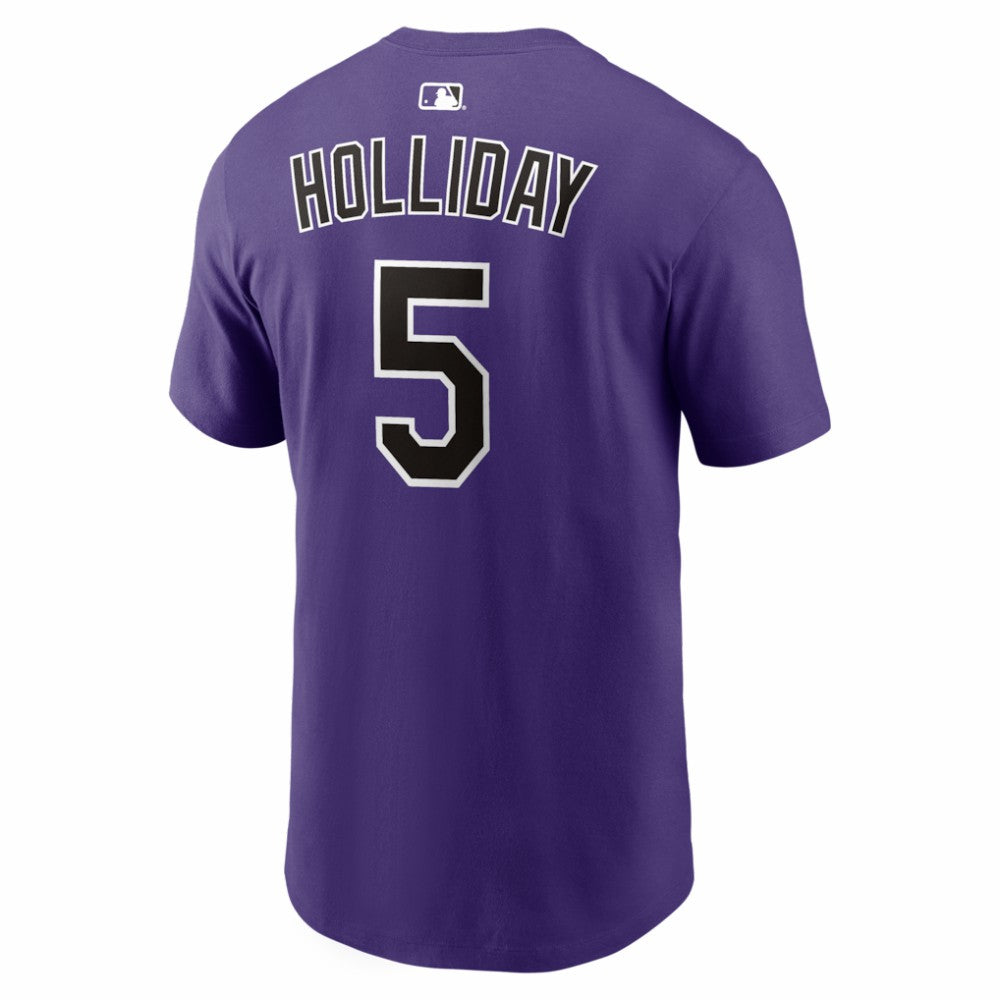 Matt Holliday Colorado Rockies Cooperstown Collection Name & Number T-Shirt Purple | Nike