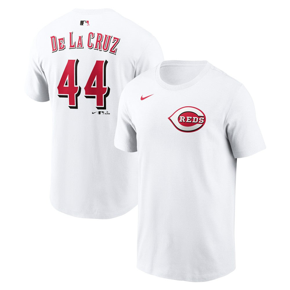 Elly De La Cruz Cincinnati Reds Name & Number T-Shirt White | Nike