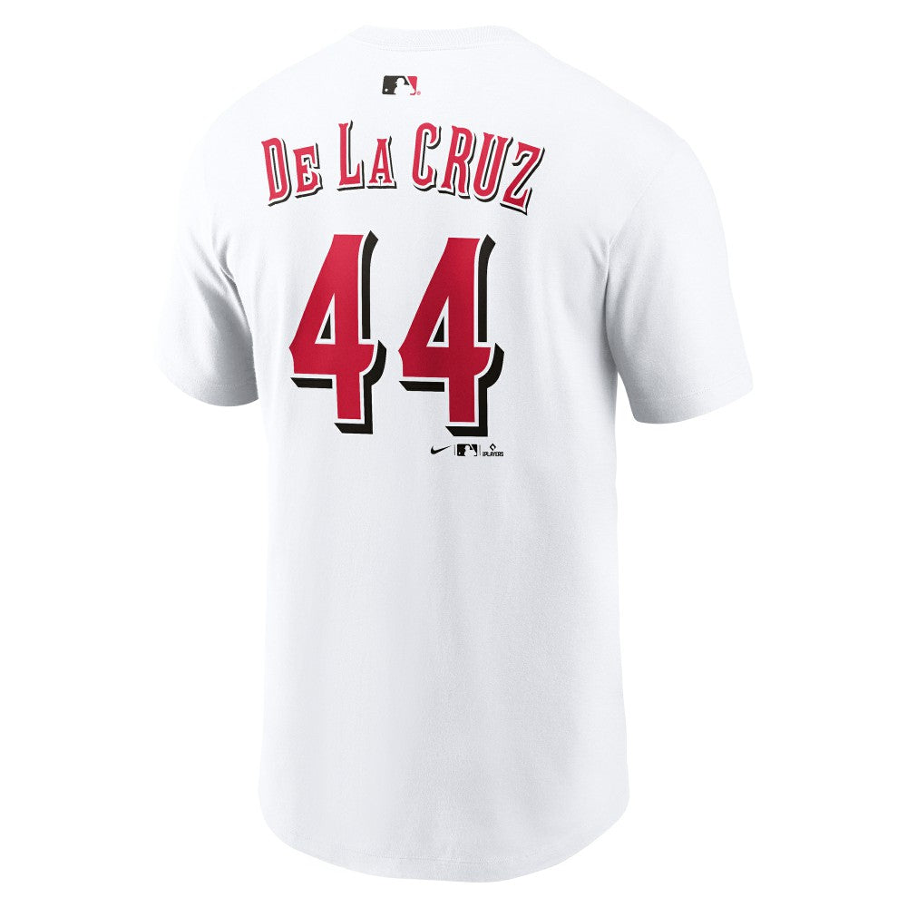 Elly De La Cruz Cincinnati Reds Name & Number T-Shirt White | Nike