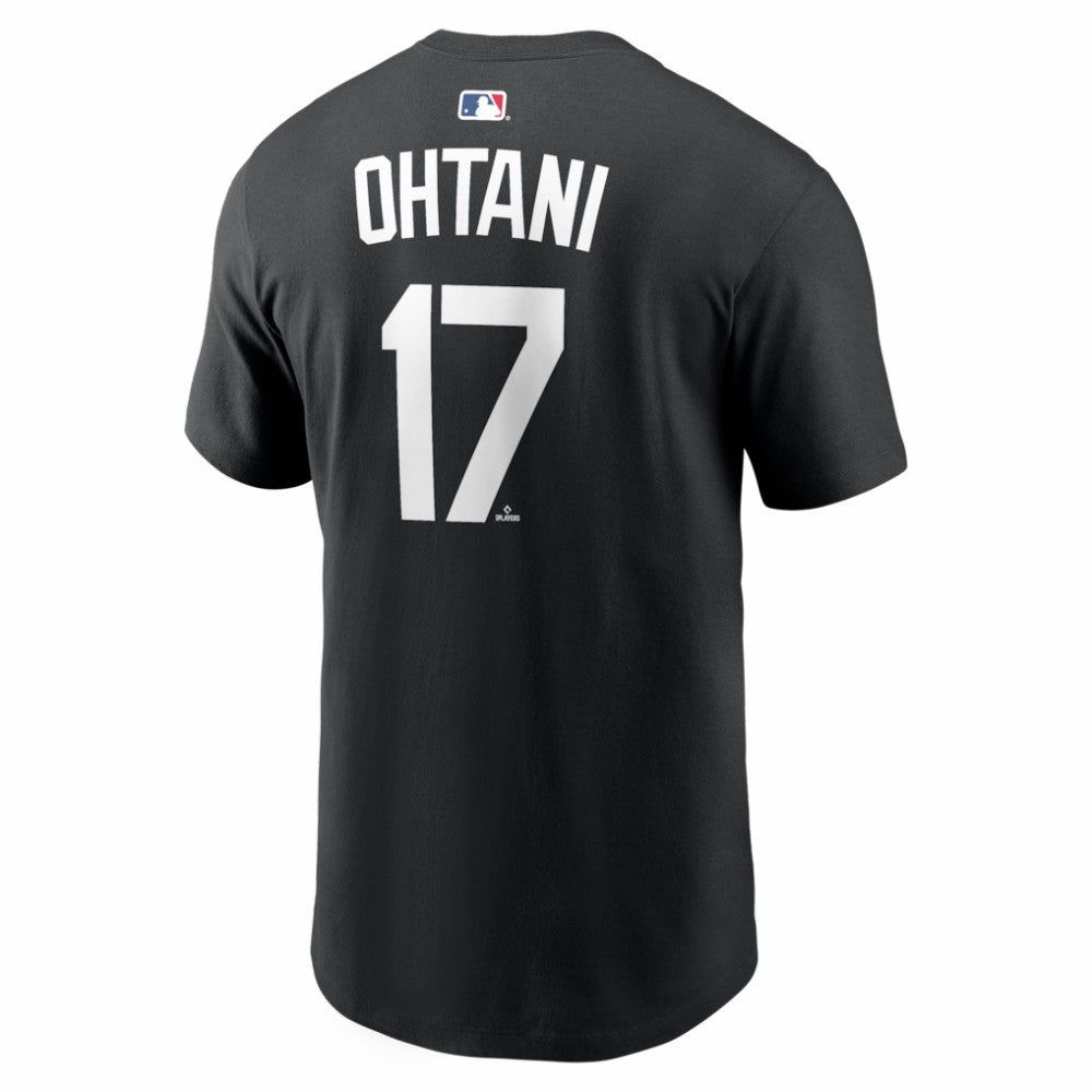 Shohei Ohtani Los Angeles Dodgers Name & Number T-Shirt Black | Nike