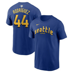 Julio Rodríguez Seattle Mariners City Connect Name & Number T-Shirt Royal | Nike