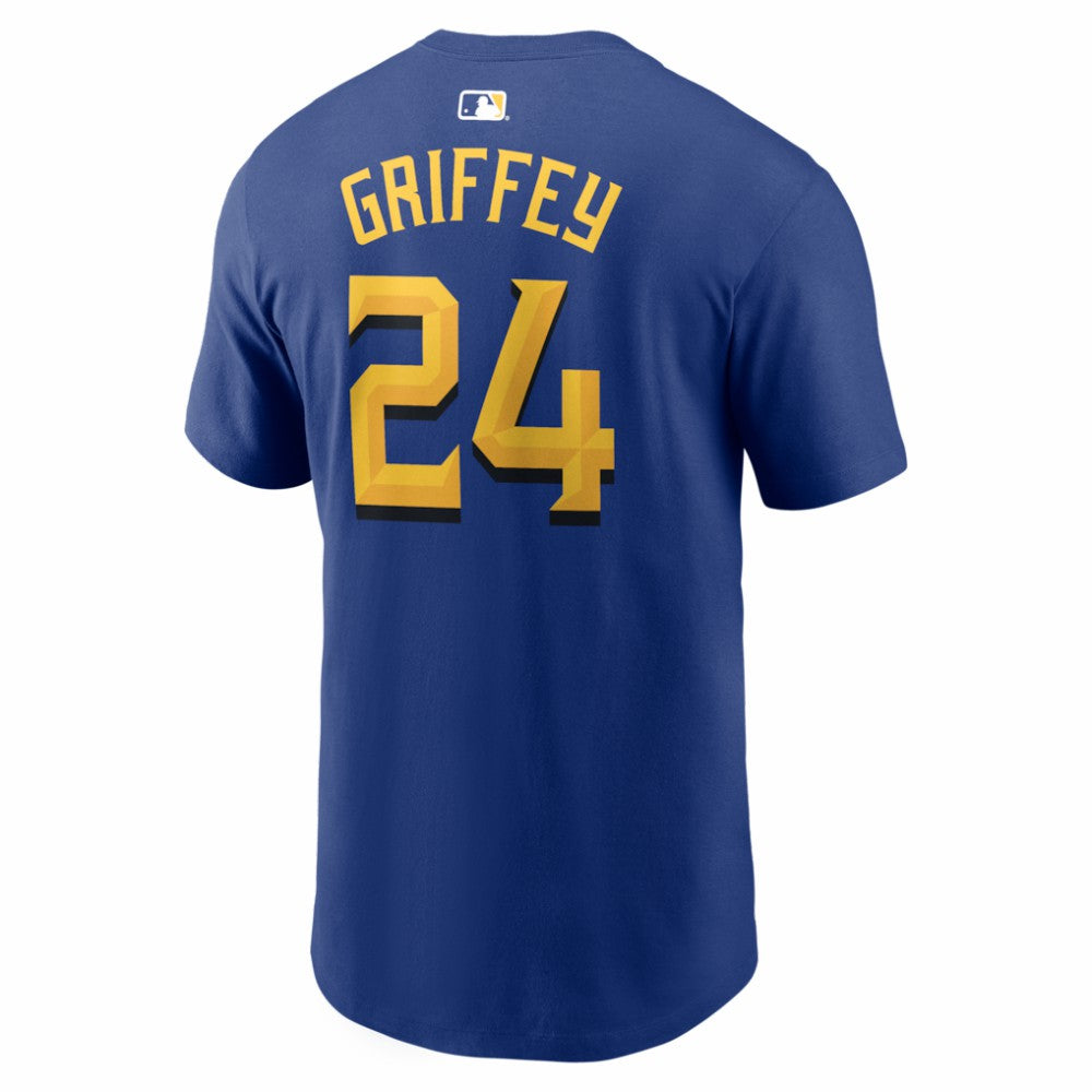 Ken Griffey Jr. Seattle Mariners City Connect Name & Number T-Shirt Royal | Nike
