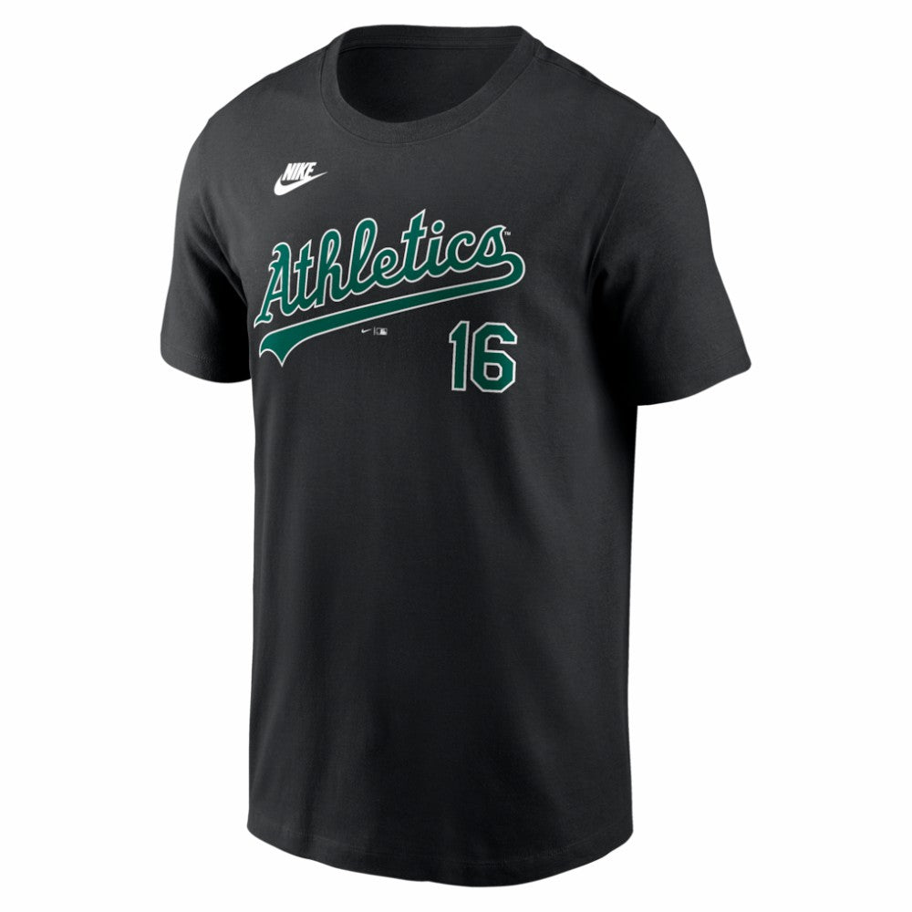 Jason Giambi Athletics Cooperstown Collection Name & Number T-Shirt Black | Nike