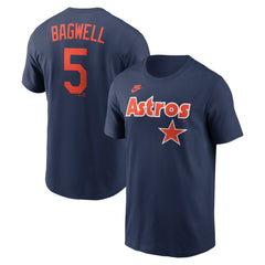 Jeff Bagwell Houston Astros Cooperstown Collection Name & Number T-Shirt Navy | Nike