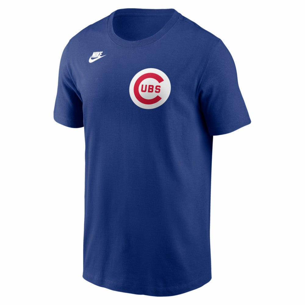 Ernie Banks Chicago Cubs Cooperstown Collection Name & Number T-Shirt Rush Blue | Nike