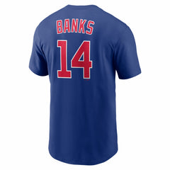 Ernie Banks Chicago Cubs Cooperstown Collection Name & Number T-Shirt Rush Blue | Nike