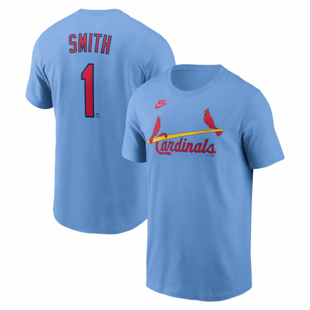 Ozzie Smith St. Louis Cardinals Cooperstown Collection Name & Number T-Shirt Light Blue | Nike