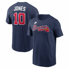 Chipper Jones Atlanta Braves Cooperstown Collection Name & Number T-Shirt Navy | Nike
