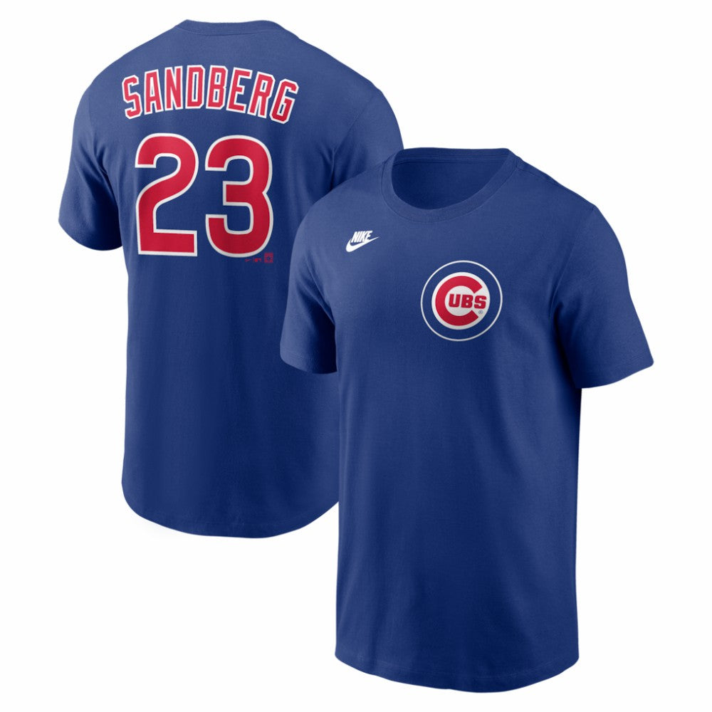 Ryne Sandberg Chicago Cubs Cooperstown Collection Name & Number T-Shirt Royal | Nike