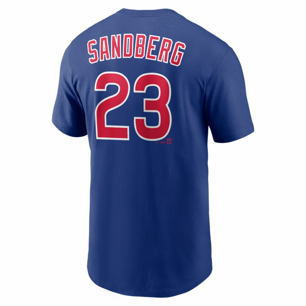 Ryne Sandberg Chicago Cubs Cooperstown Collection Name & Number T-Shirt Royal | Nike