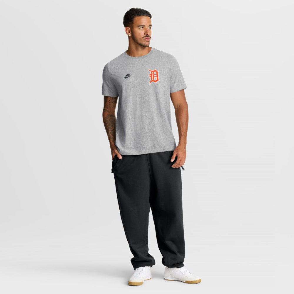 Detroit Tigers Cooperstown 2-Hit T-Shirt Heather Gray | Nike