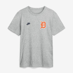 Detroit Tigers Cooperstown 2-Hit T-Shirt Heather Gray | Nike