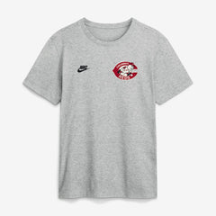 Cincinnati Reds Cooperstown 2-Hit T-Shirt Heather Gray | Nike