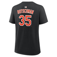 Adley Rutschman Baltimore Orioles Women's Name & Number T-Shirt Black | Nike