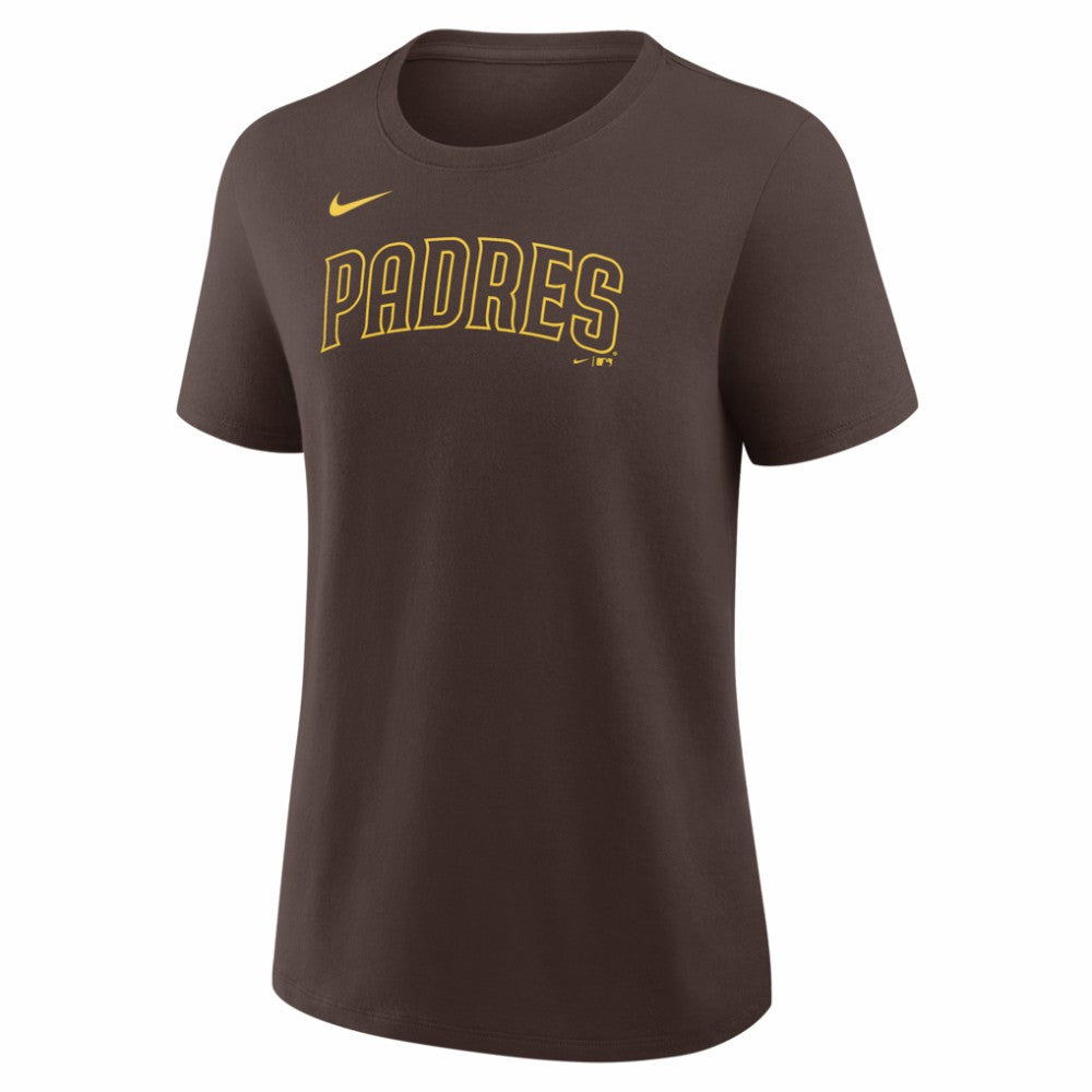 Fernando Tatis Jr. San Diego Padres Women's Name & Number T-Shirt Brown | Nike