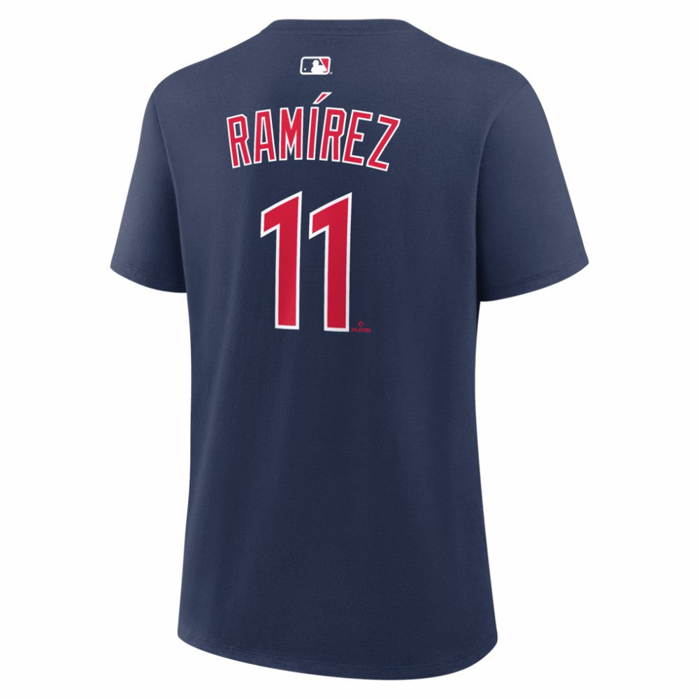 José Ramírez Cleveland Guardians Women's Name & Number T-Shirt Navy | Nike