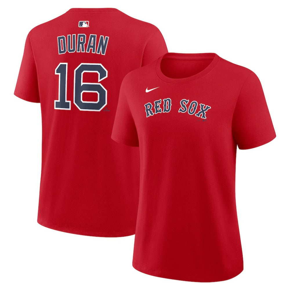 Jarren Duran Boston Red Sox Women's Name & Number T-Shirt Red | Nike