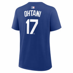 Shohei Ohtani Los Angeles Dodgers Women's Name & Number T-Shirt Royal | Nike