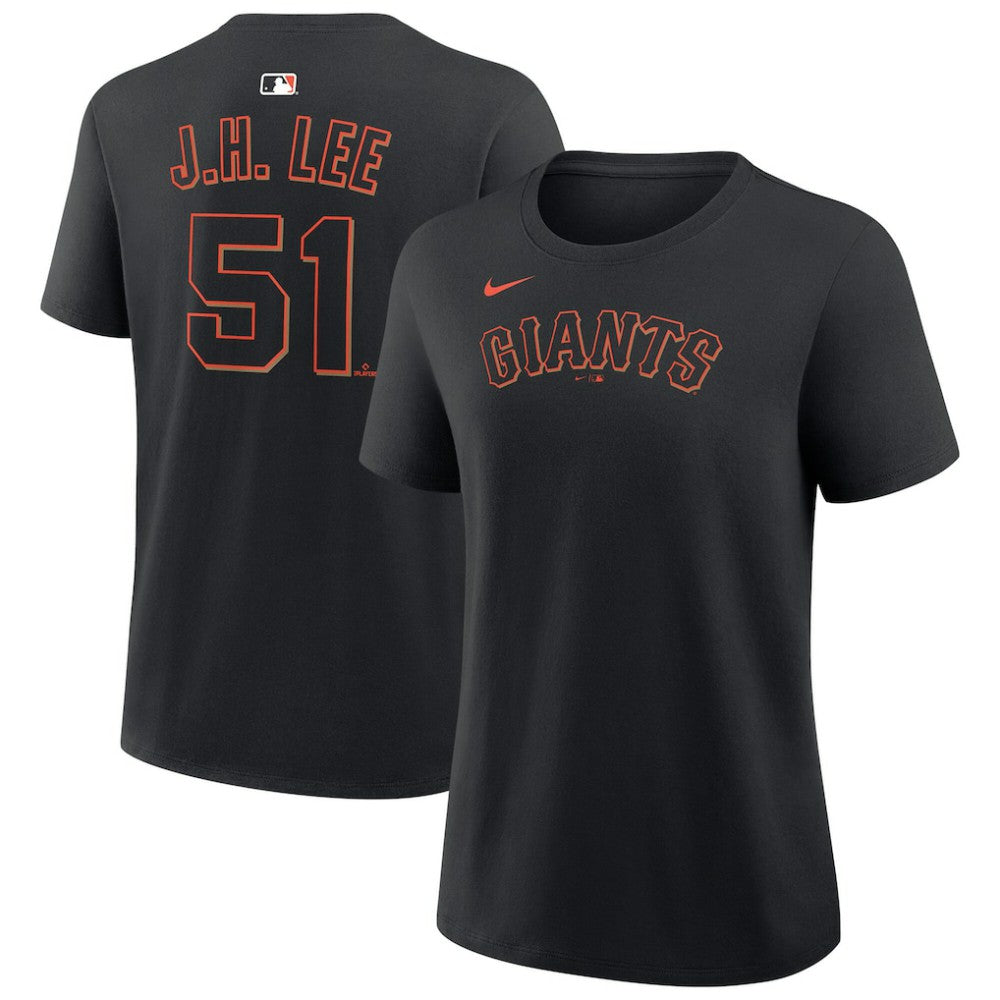 Jung Hoo Lee San Francisco Giants Women's Name & Number T-Shirt Black | Nike