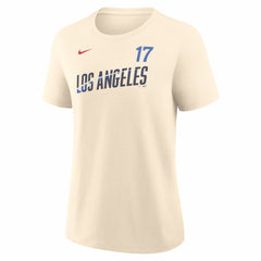 Shohei Ohtani Los Angeles Dodgers Women's City Connect Name & Number T-Shirt Natural | Nike